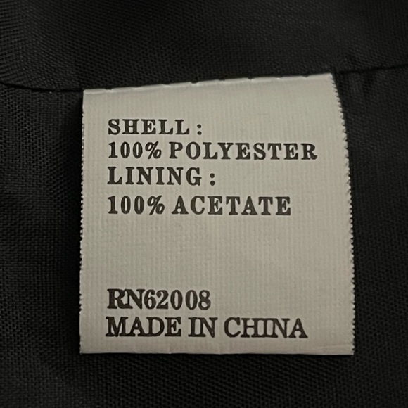 Lena Gabrielle New York Black/Brown Faux Fur Alligator Blazer Jacket Size 4 - Picture 5 of 10